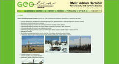 Desktop Screenshot of geolin.sk